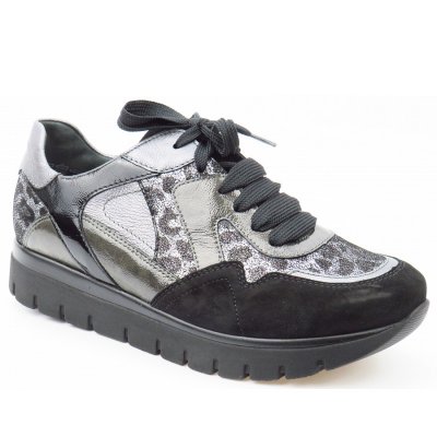 Semler Silvia 15mm schwarz/grau Sneaker in schwarz Met. grau