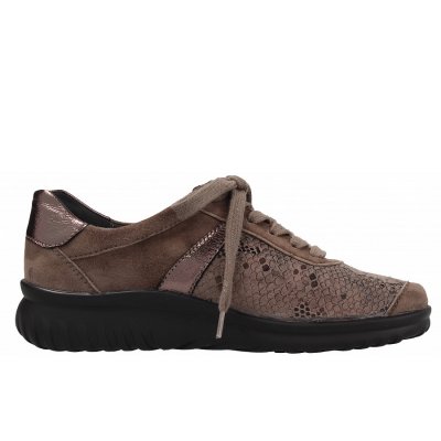 Semler Lena H sportlicher Schnürer in TAUPE-CARAMEL