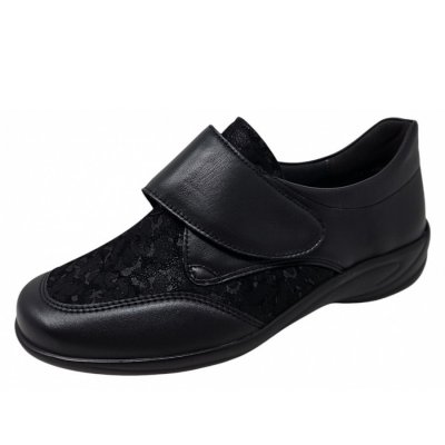 Semler Birgit Weite H Klettschuh in schwarz