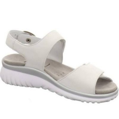 Semler Laura 30 mm Nappa weiss H Sandale in weiss
