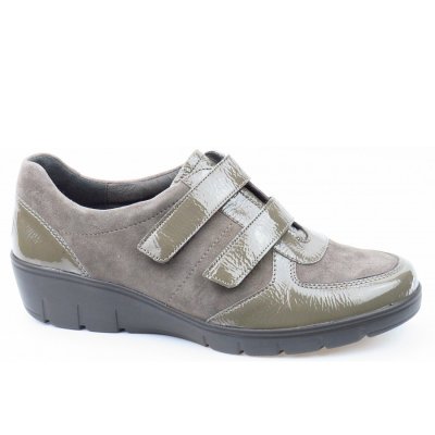 Semler Judith Nubuk/Lack fango Sneaker in fango Semler Judith Nubuk/Lack fango Sneaker in fango