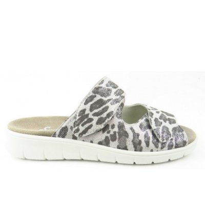 Semler Dunja LEO-PRINT perle Pantolette in PERLE Semler Dunja LEO-PRINT perle Pantolette in PERLE