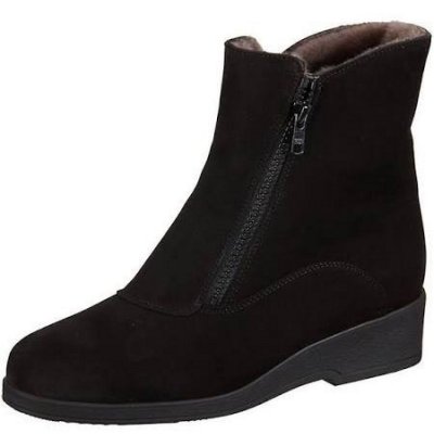 Semler Nubukina schwarz Boots in schwarz