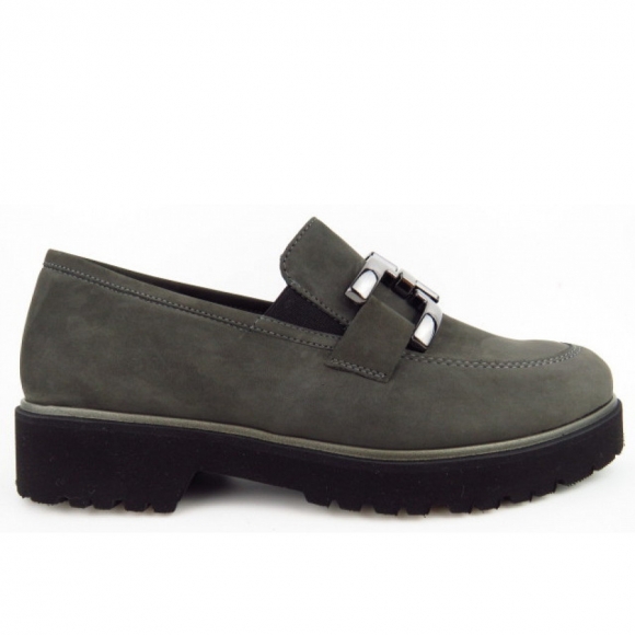 Semler Elena Nubukina Slipper in GRAU