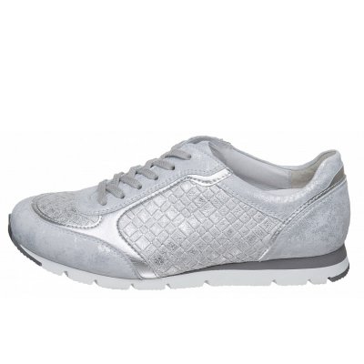 Semler Rosa weiss/silber 15mm Schnürer in weiss-silber