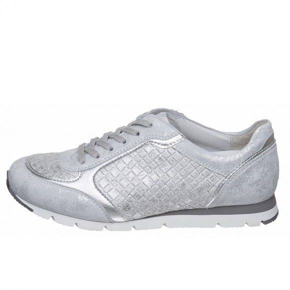 Semler Rosa weiss/silber 15mm Schnürer in weiss-silber