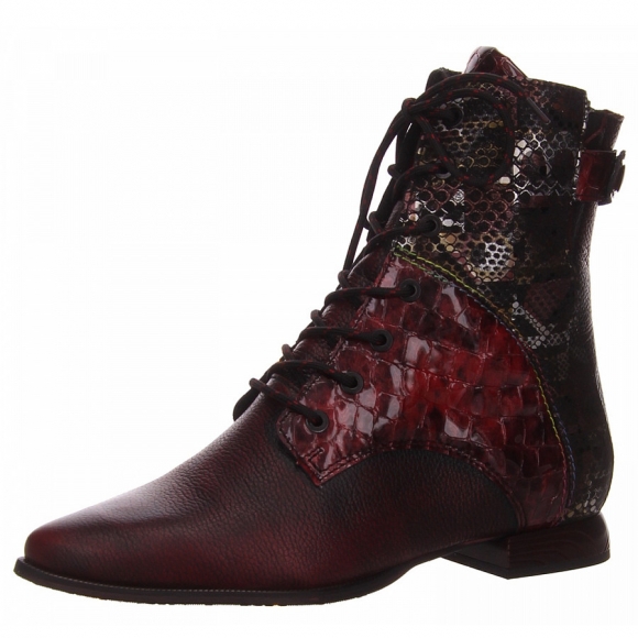 Simen Stiefel in dunkelrot