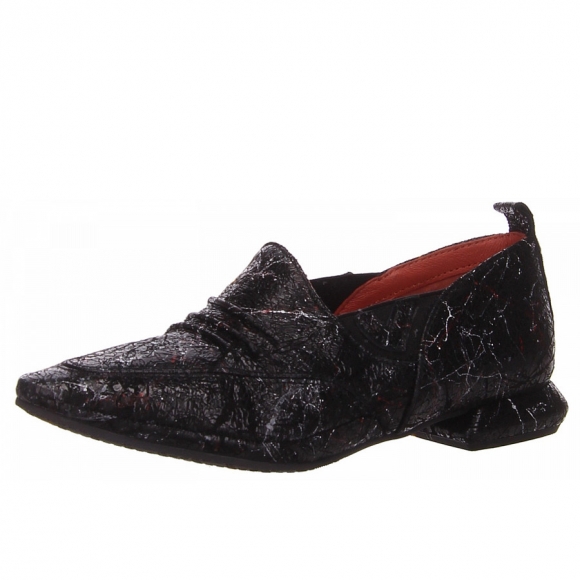 Simen Slipper in schwarz kombi.