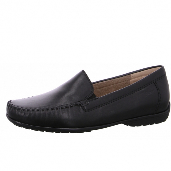 Sioux Cortizia Mokassin in schwarz