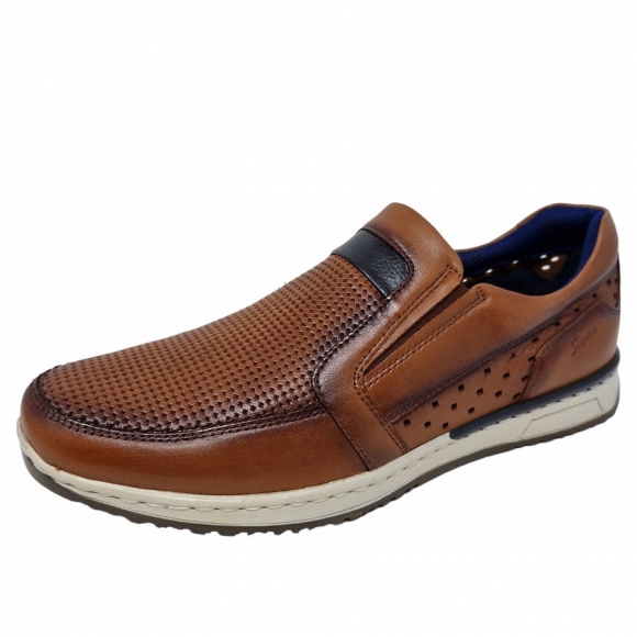 Sioux Cayhall-700 Slipper in cognac