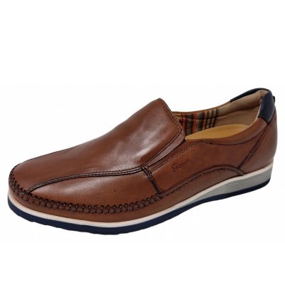 Sioux Hajoko Slipper in cognac