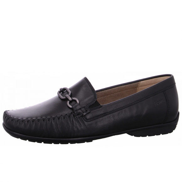 Sioux Cortizia Mokassin in schwarz