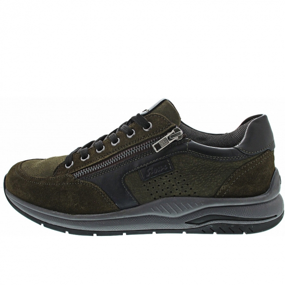 Sioux Turibio-J sportlicher Schnürer in Military 2x/schwarz