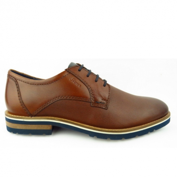Sioux Rostolo-704 cognac elegante Schnürer in cognac