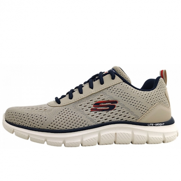 Skechers Track-Leshur sportlicher Schnürer in taupe/navy TPNV