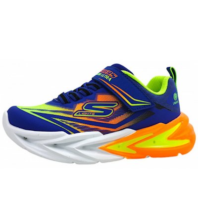 Skechers Flex-Glow Ultra Sneaker in blue/multi BLMT