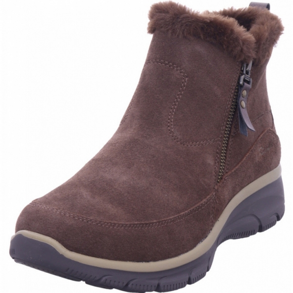 Skechers easy going cool zip Stiefelette in braun