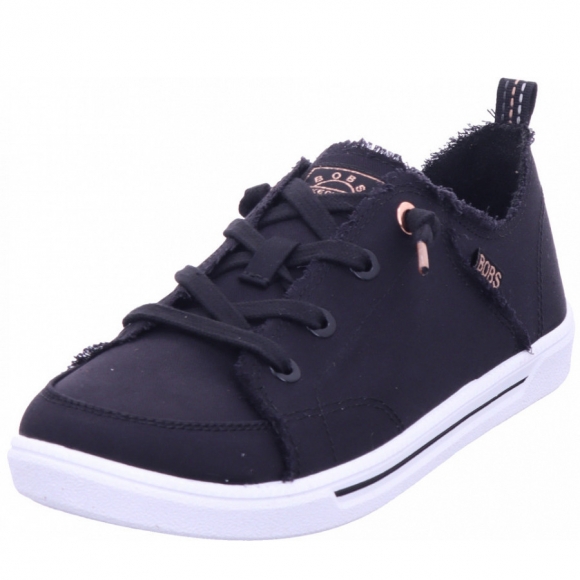 Skechers Leinenschuhe in schwarz
