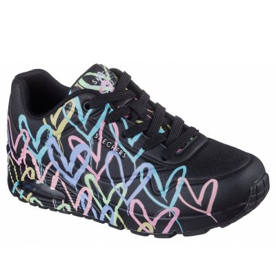 Skechers Uno Sneaker in black pink türkise Skechers Uno Sneaker in black pink türkise