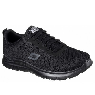 Skechers Workslip Resistant sportlicher Schnürer in black Skechers Workslip Resistant sportlicher Schnürer in black
