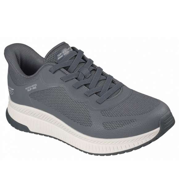 Skechers Vobs Squad 4 Slip In Sneaker in charcoral