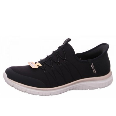 Skechers Virtue Glow Slipper in BKRG black Skechers Virtue Glow Slipper in BKRG black