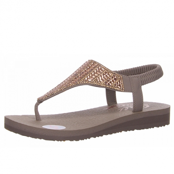 Skechers Sandalette in taupe