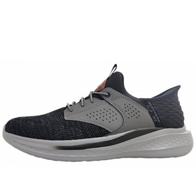 Skechers Slade-Caster sportlicher Schnürer in black/gray BKGY Skechers Slade-Caster sportlicher Schnürer in black/gray BKGY