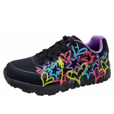 Skechers Uno Sportschuh in black multi Skechers Uno Sportschuh in black multi