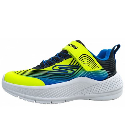 Skechers Microspec Advance Laufschuh in yellow/blue YLBL Skechers Microspec Advance Laufschuh in yellow/blue YLBL