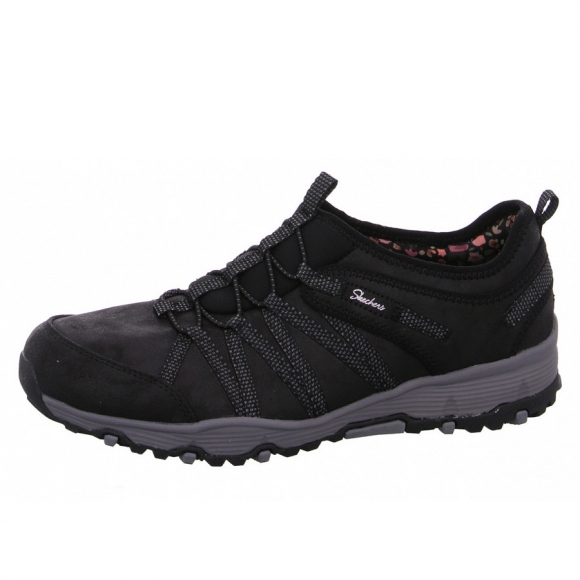 Skechers Seager Hiker Slipper in BLK black