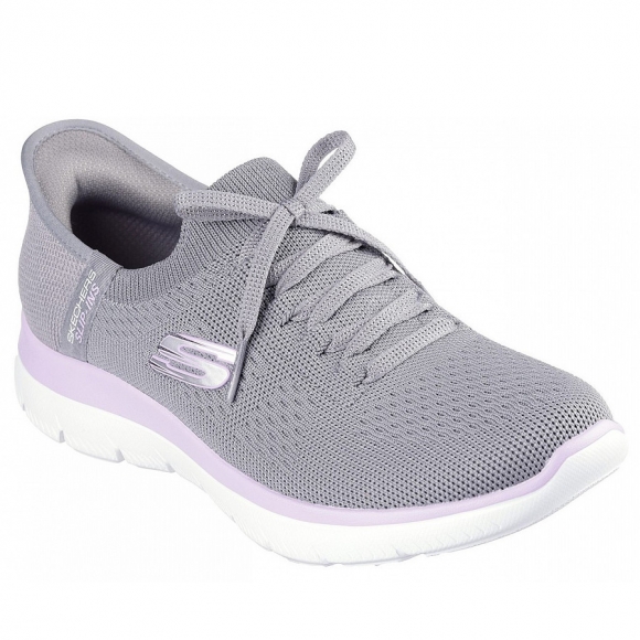 Skechers Schnürer in grey lavendel
