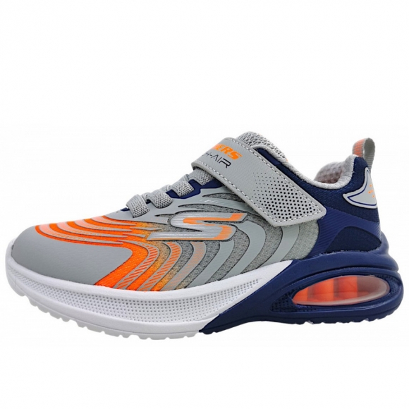 Skechers Microspec Max Advance Laufschuh in grey/navy GYNV