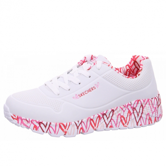 Skechers Uno Lite Schnürer in WRPK white
