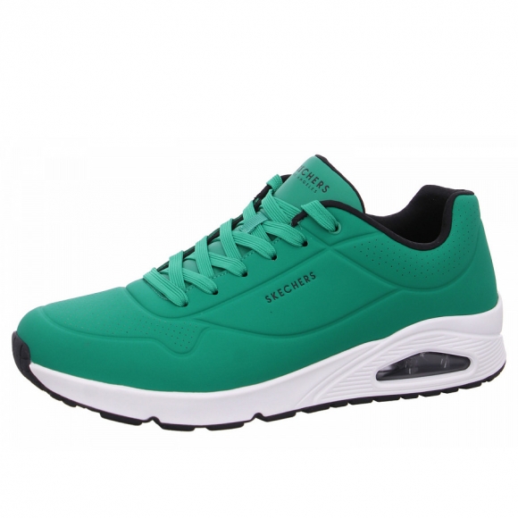 Skechers Uno Stand on Air Sneaker in GRW green