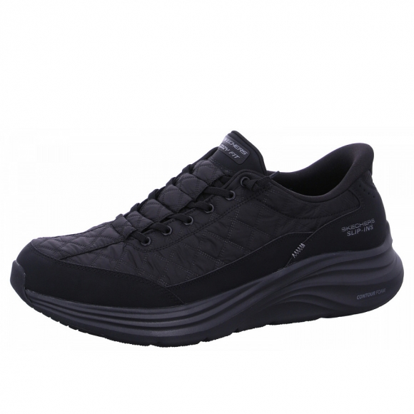 Skechers Cozy Fit Sneaker in BBK black