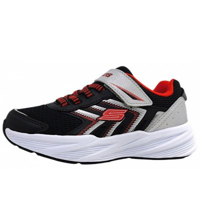Skechers Microspec Tread Laufschuh in black/silver/red BKSR Skechers Microspec Tread Laufschuh in black/silver/red BKSR