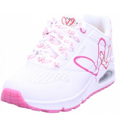Skechers uno-twin hearts Halbschuh in weiß