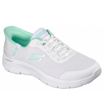 Skechers Go Walk Slip IN Sportschuh in white mint