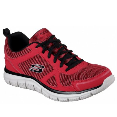 Skechers sportlicher Schnürer in rot schwarz