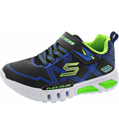 Skechers S Lights Flex Glow Sneaker in bblm