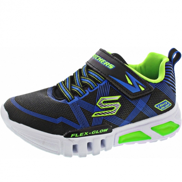 Skechers S Lights Flex Glow Sneaker in bblm