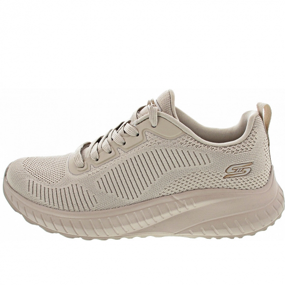 Skechers Bobs Squad Chaos-Face Off Sneaker in NUDE