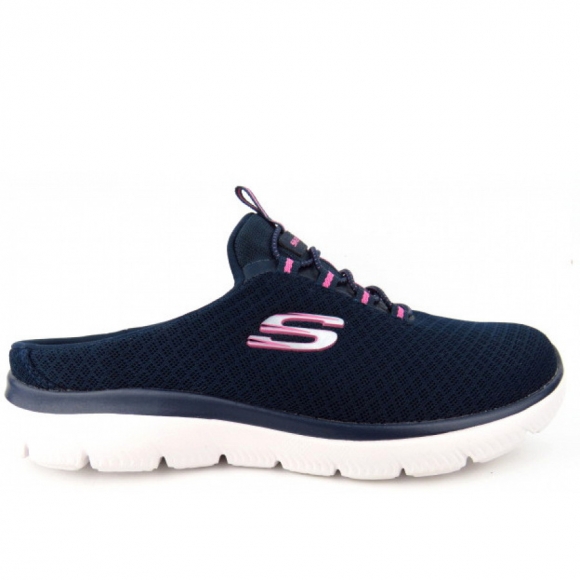 Skechers Summits Swift Step navy Clogs in Blau