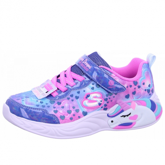 Skechers Unicorn Dreams Sneaker in NVMT navy