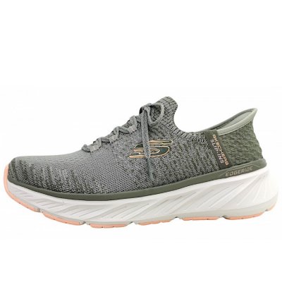 Skechers Edgeride Slipper in GROR green/orange