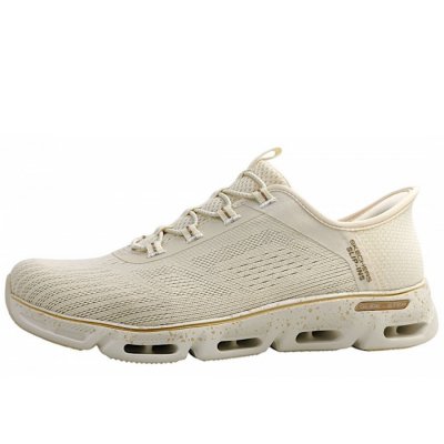 Skechers Glide-Step Gratify-Pace Slipper in nature/gold NTGD