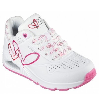 Skechers UNO Sneaker in white pink Skechers UNO Sneaker in white pink
