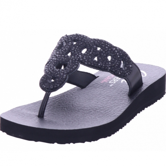Skechers Pantolette in schwarz