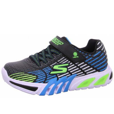 Skechers Flex Glow Elite Klettschuh in BBLM black